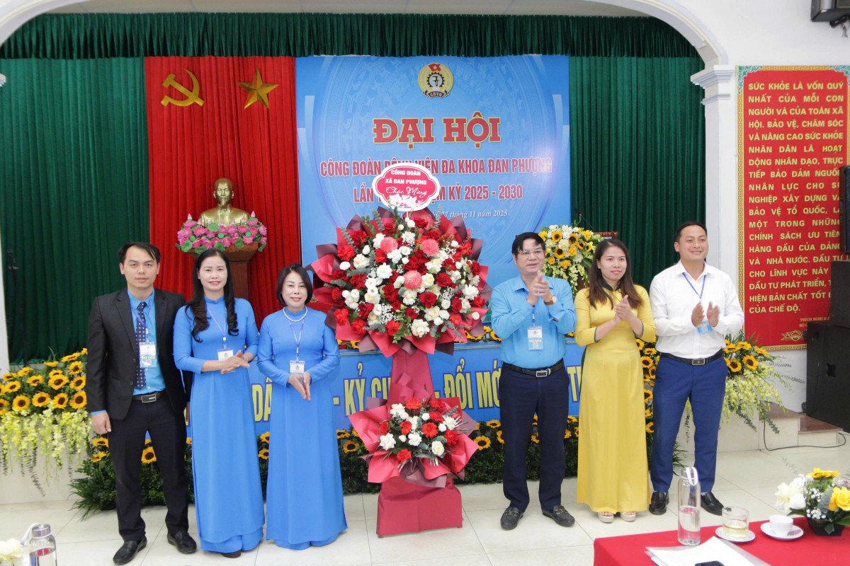 Đại hội Công đoàn Bệnh viện Đa khoa Đan Phượng nhiệm kỳ 2025 - 2030 Đại hội Công đoàn Bệnh viện Đa khoa Đan Phượng nhiệm kỳ 2025 - 2030