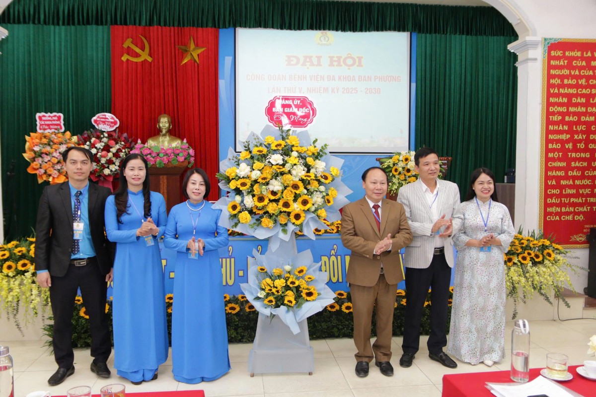 Đại hội Công đoàn Bệnh viện Đa khoa Đan Phượng nhiệm kỳ 2025 - 2030 Đại hội Công đoàn Bệnh viện Đa khoa Đan Phượng nhiệm kỳ 2025 - 2030