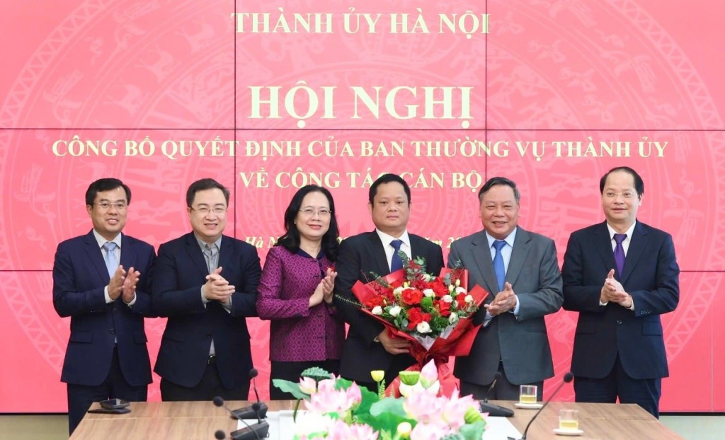 Đồng chí Vũ Minh Tuấn giữ chức Phó Trưởng ban Tuyên giáo và Dân vận Thành ủy Hà Nội