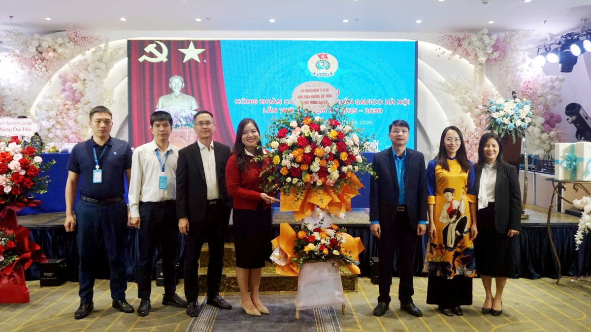 Đại hội Công đoàn Công ty cổ phần Savico Hà Nội lần thứ V: Đoàn kết - Đổi mới vì người lao động Đại hội Công đoàn Công ty cổ phần Savico Hà Nội lần thứ V: Đoàn kết - Đổi mới vì người lao động