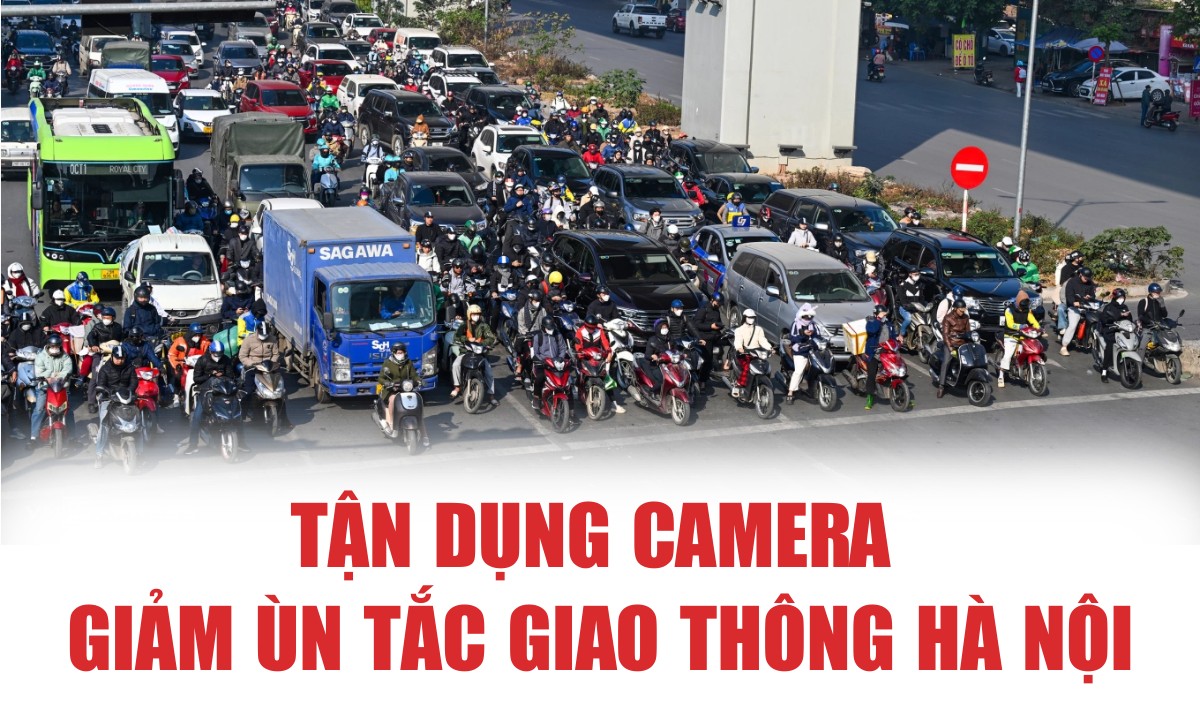 Tận dụng camera giảm ùn tắc giao thông Hà Nội