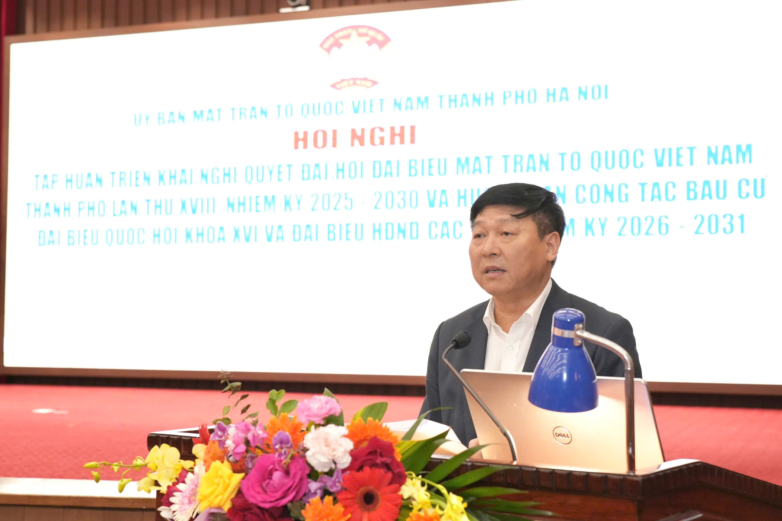 Hà Nội: Tập huấn công tác bầu cử đại biểu Quốc hội và Hội đồng nhân dân các cấp cho cán bộ Mặt trận Hà Nội: Tập huấn công tác bầu cử đại biểu Quốc hội và Hội đồng nhân dân các cấp cho cán bộ Mặt trận