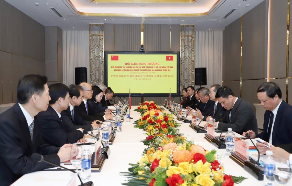 Hội nghị Tòa án Nhân dân các tỉnh biên giới Việt Nam - Trung Quốc: Thắt chặt hợp tác tư pháp, giữ vững an ninh biên giới