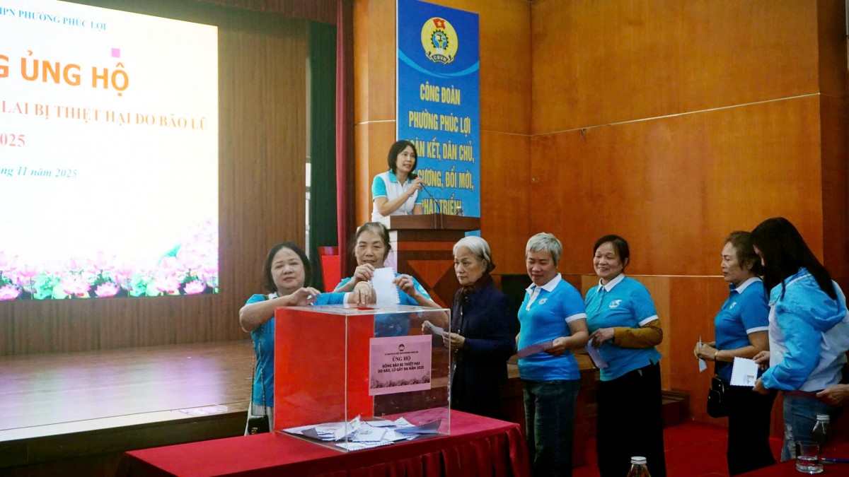 Hội Liên hiệp phụ nữ phường Phúc Lợi quán triệt Nghị quyết Đại hội khóa I tới cán bộ, hội viên