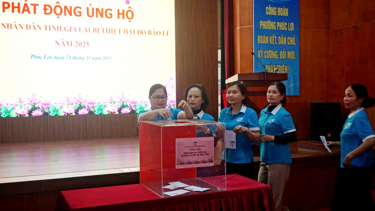 Hội Liên hiệp phụ nữ phường Phúc Lợi quán triệt Nghị quyết Đại hội khóa I tới cán bộ, hội viên