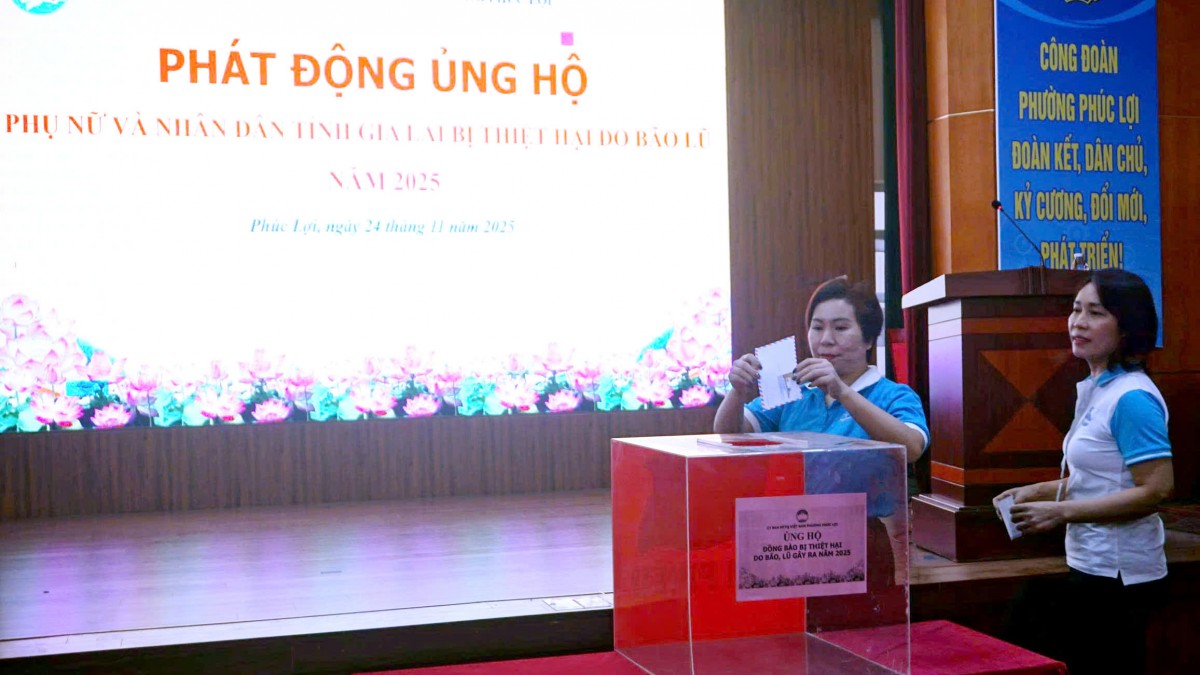 Hội Liên hiệp phụ nữ phường Phúc Lợi quán triệt Nghị quyết Đại hội khóa I tới cán bộ, hội viên