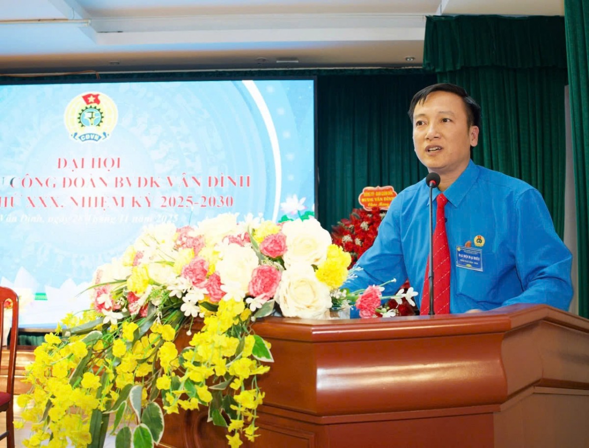 Công đoàn Bệnh viện Đa khoa Vân Đình: Đổi mới, đoàn kết, chăm lo tốt quyền lợi người lao động