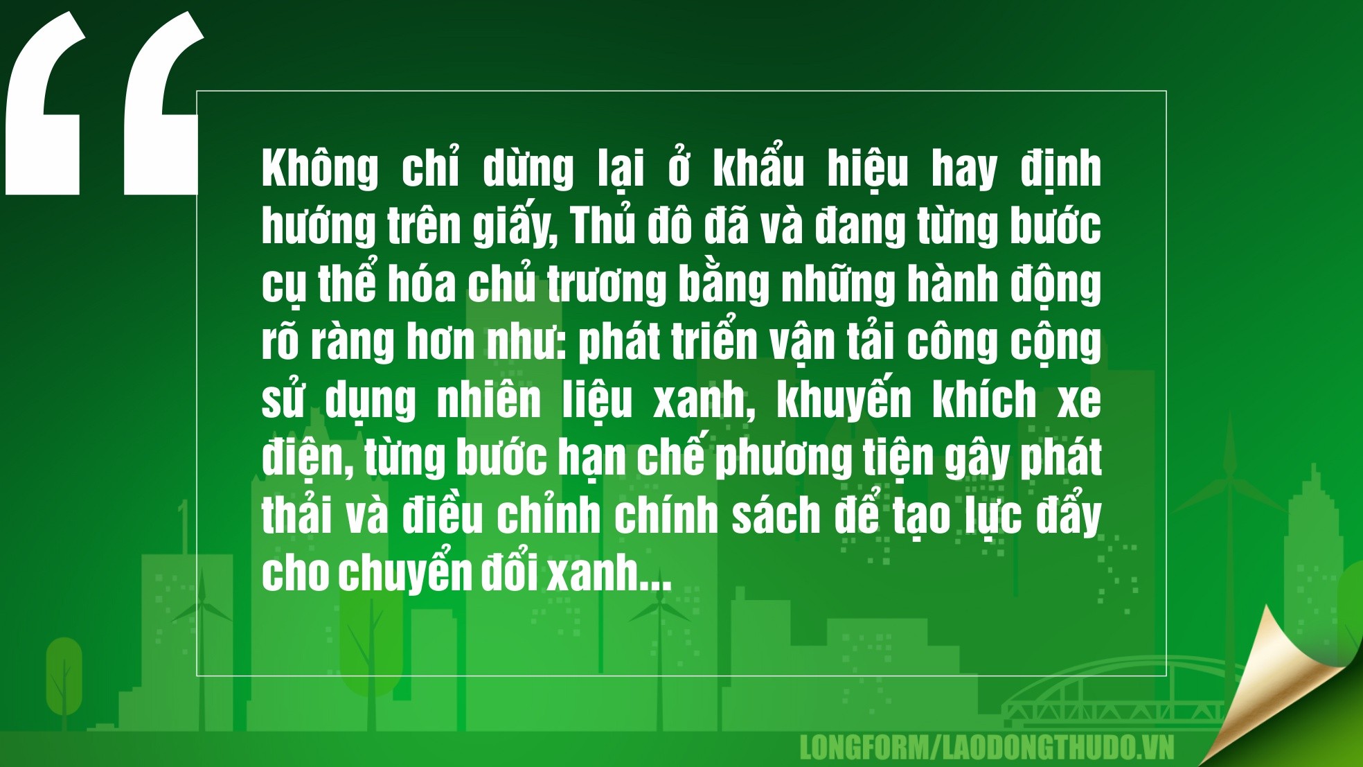 Hà Nội chuyển mình với phương tiện xanh: Từ chủ trương đến hành động thực chất