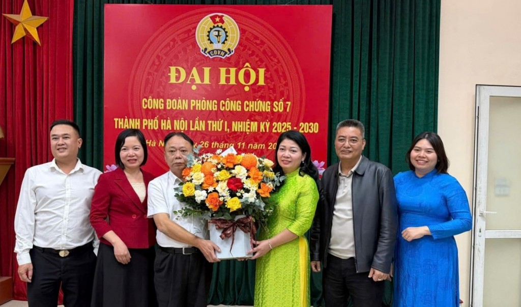 Đại hội Công đoàn Phòng Công chứng số 7: Đoàn kết, đổi mới, hướng tới nhiệm kỳ phát triển toàn diện