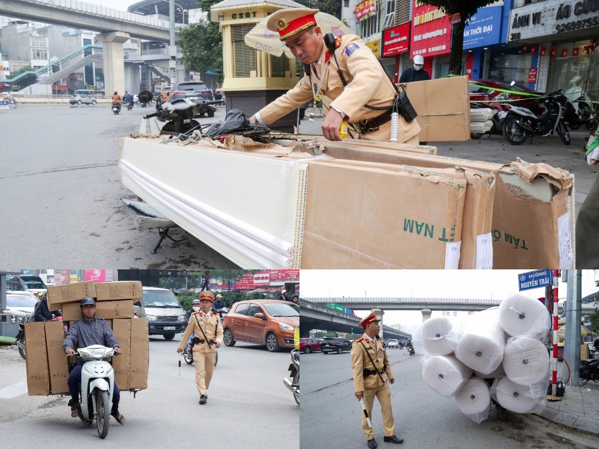 Hà Nội quyết liệt xử lý xe ba, bốn bánh tự chế, xe chở hàng cồng kềnh