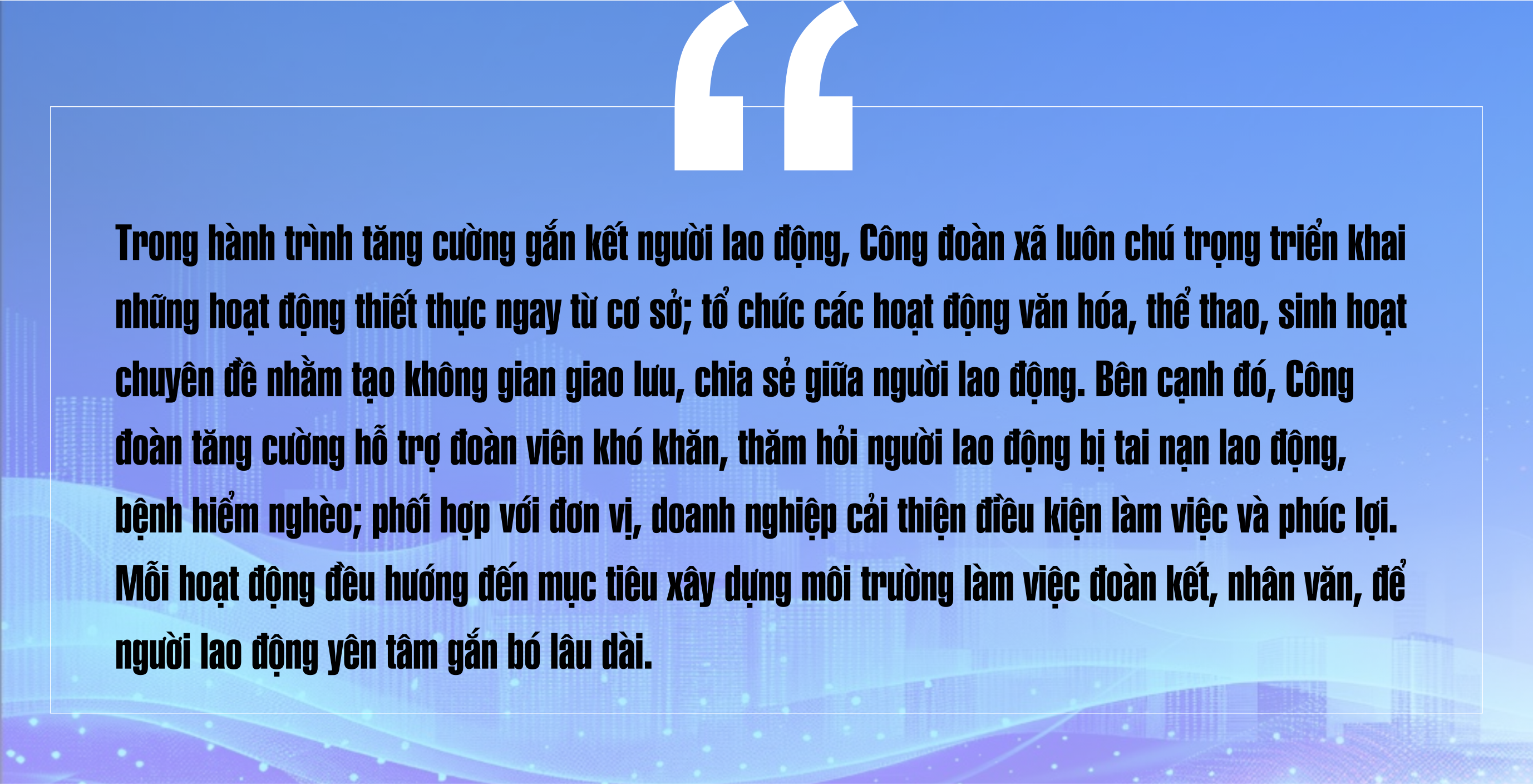Công đoàn xã Thường Tín: Hành trình gắn kết người lao động