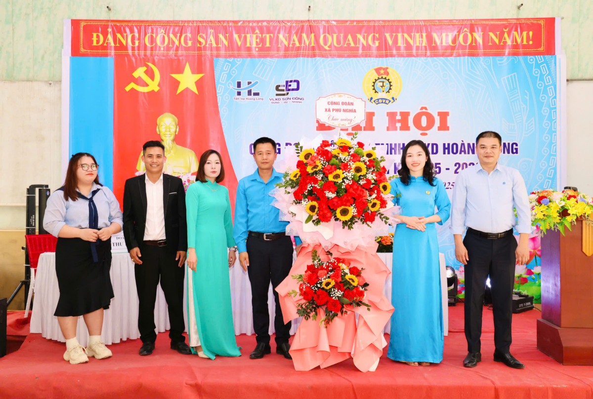 Đại hội Công đoàn Công ty TNHH Vật liệu xây dựng Hoàng Long nhiệm kỳ 2025 - 2030
