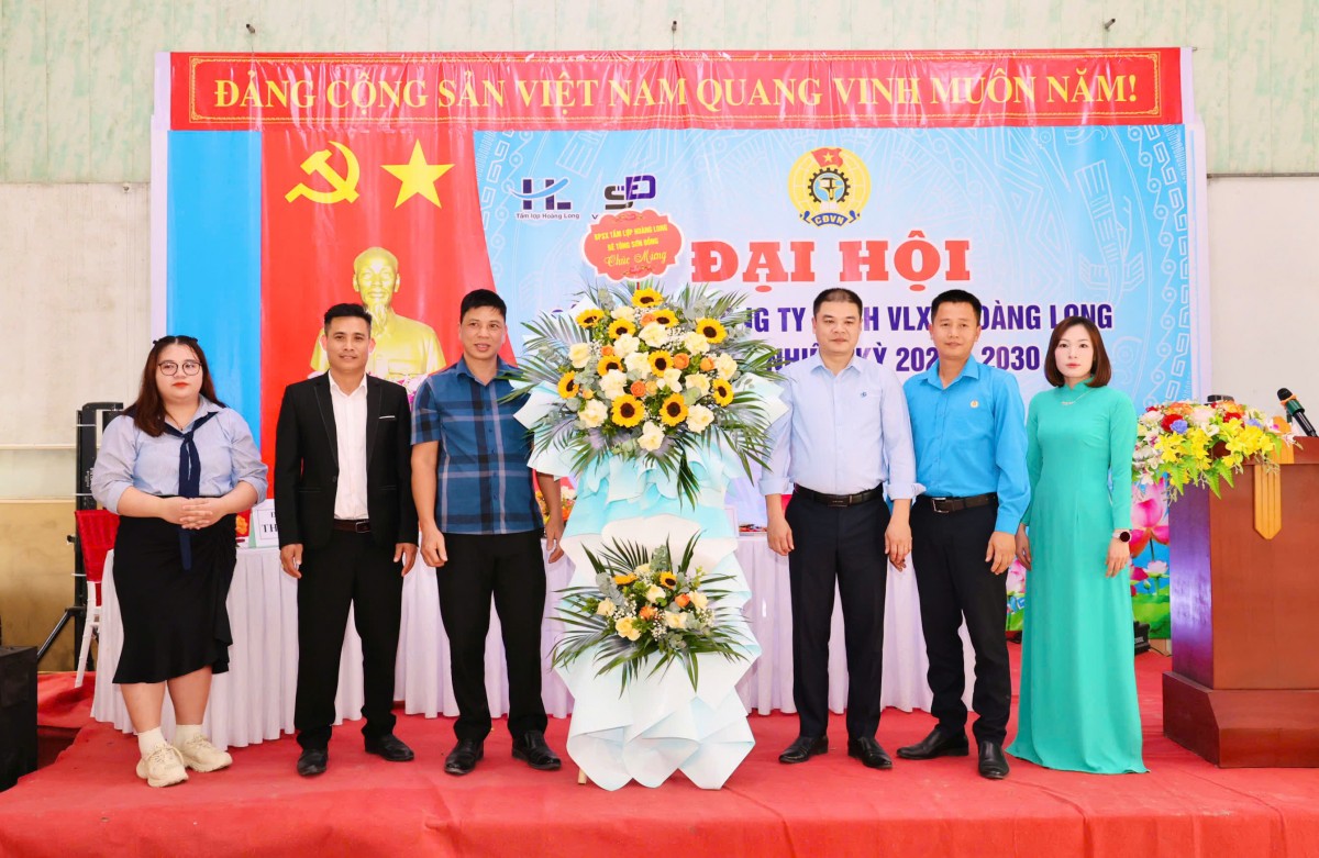 Đại hội Công đoàn Công ty TNHH Vật liệu xây dựng Hoàng Long nhiệm kỳ 2025 - 2030