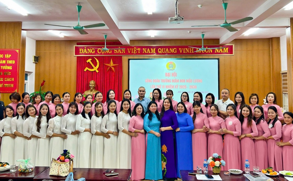 Công đoàn Trường Mầm non Mậu Lương: Vững nền tảng, hướng tới nhiệm kỳ đổi mới - sáng tạo Công đoàn Trường Mầm non Mậu Lương: Vững nền tảng, hướng tới nhiệm kỳ đổi mới