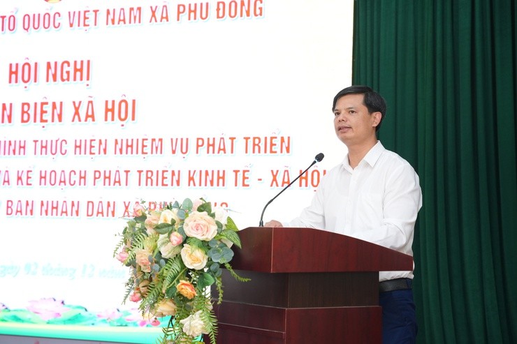 Ủy ban MTTQ Việt Nam xã Phù Đổng tổ chức hội nghị phản biện xã hội năm 2025