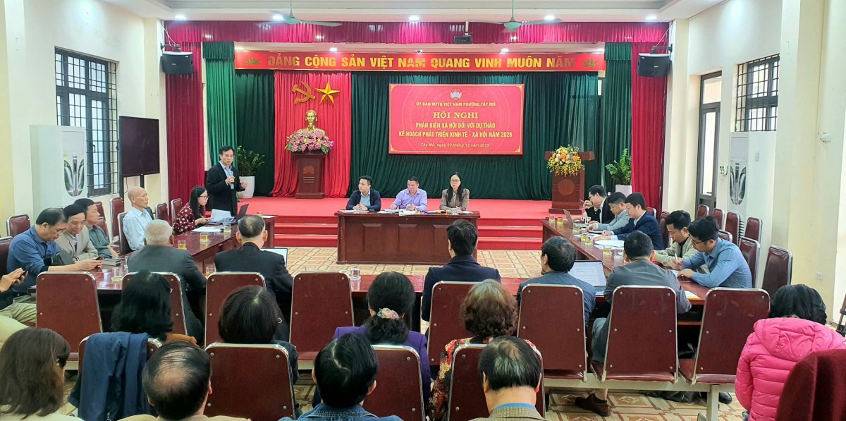 Phát huy sức mạnh giám sát, phản biện của Mặt trận Tổ quốc ở phường Tây Mỗ