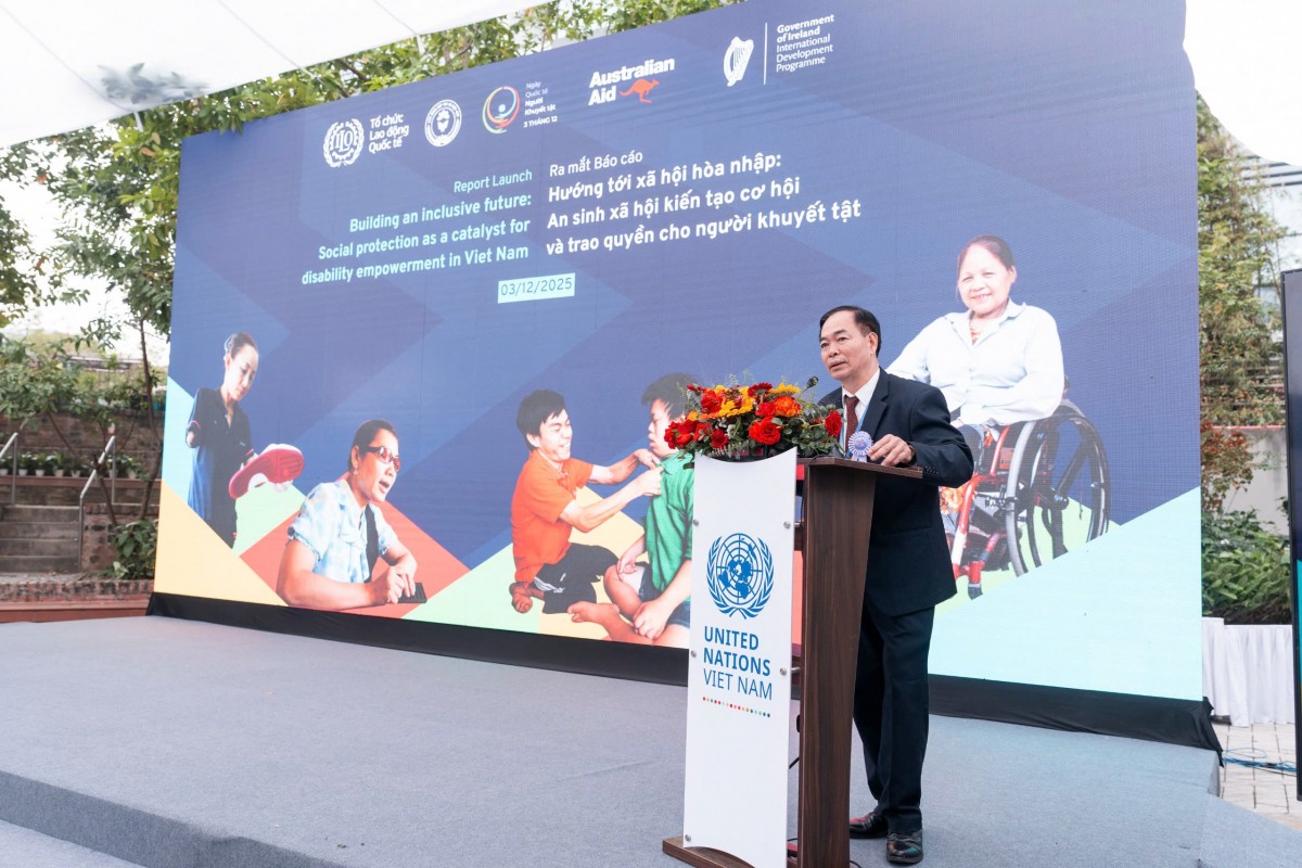 Kỷ niệm Ngày Quốc tế Người Khuyết tật 2025 và công bố báo cáo về an sinh xã hội cho người khuyết tật Kỷ niệm Ngày Quốc tế Người Khuyết tật 2025 và công bố báo cáo về an sinh xã hội cho người khuyết tật