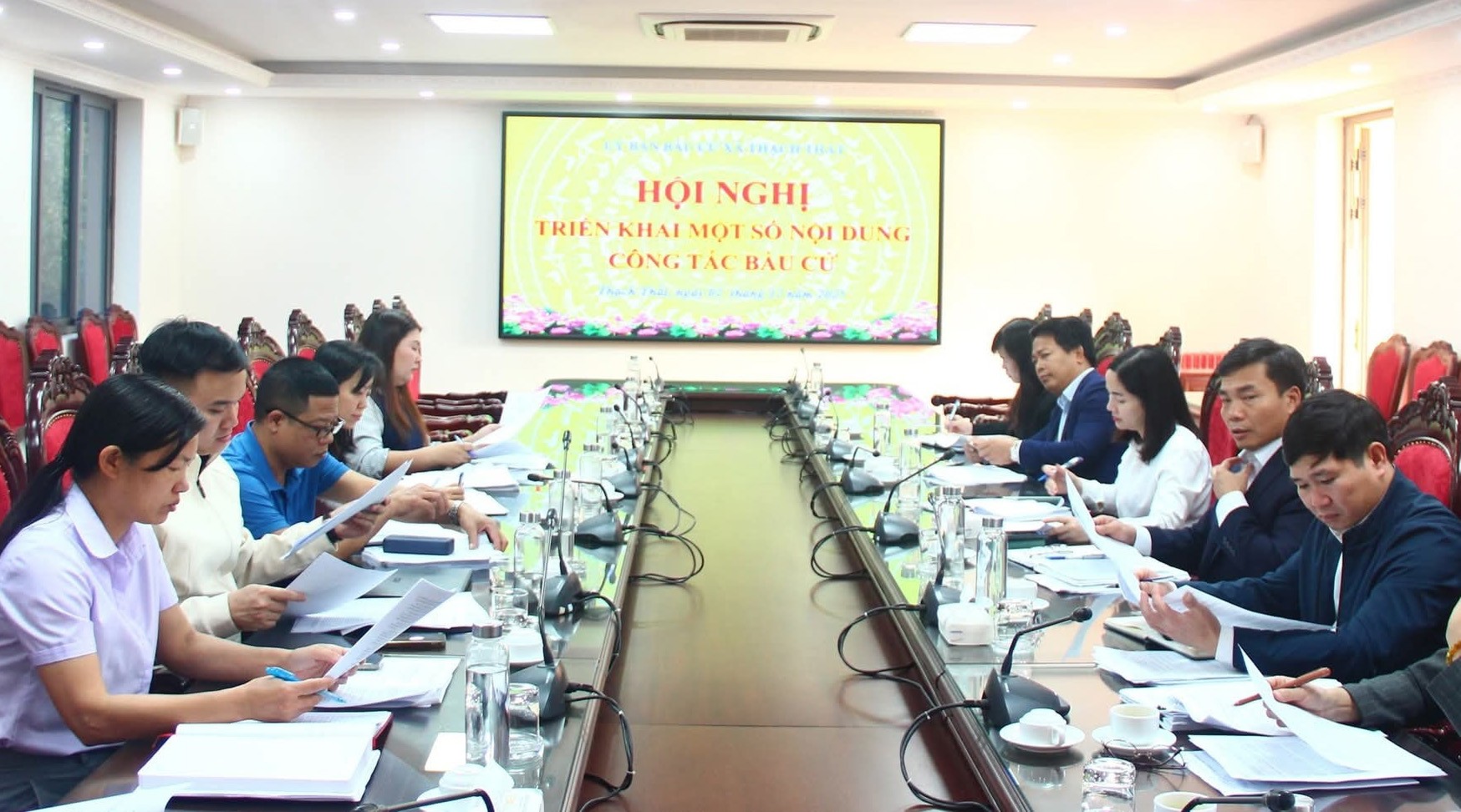 Xã Thạch Thất triển khai nhiệm vụ trọng tâm phục vụ bầu cử đại biểu Quốc hội khóa XVI và đại biểu HĐND nhiệm kỳ 2026 - 2031 Xã Thạch Thất triển khai nhiệm vụ trọng tâm phục vụ bầu cử đại biểu Quốc hội khóa XVI và đại biểu HĐND nhiệm kỳ 2026 - 2031