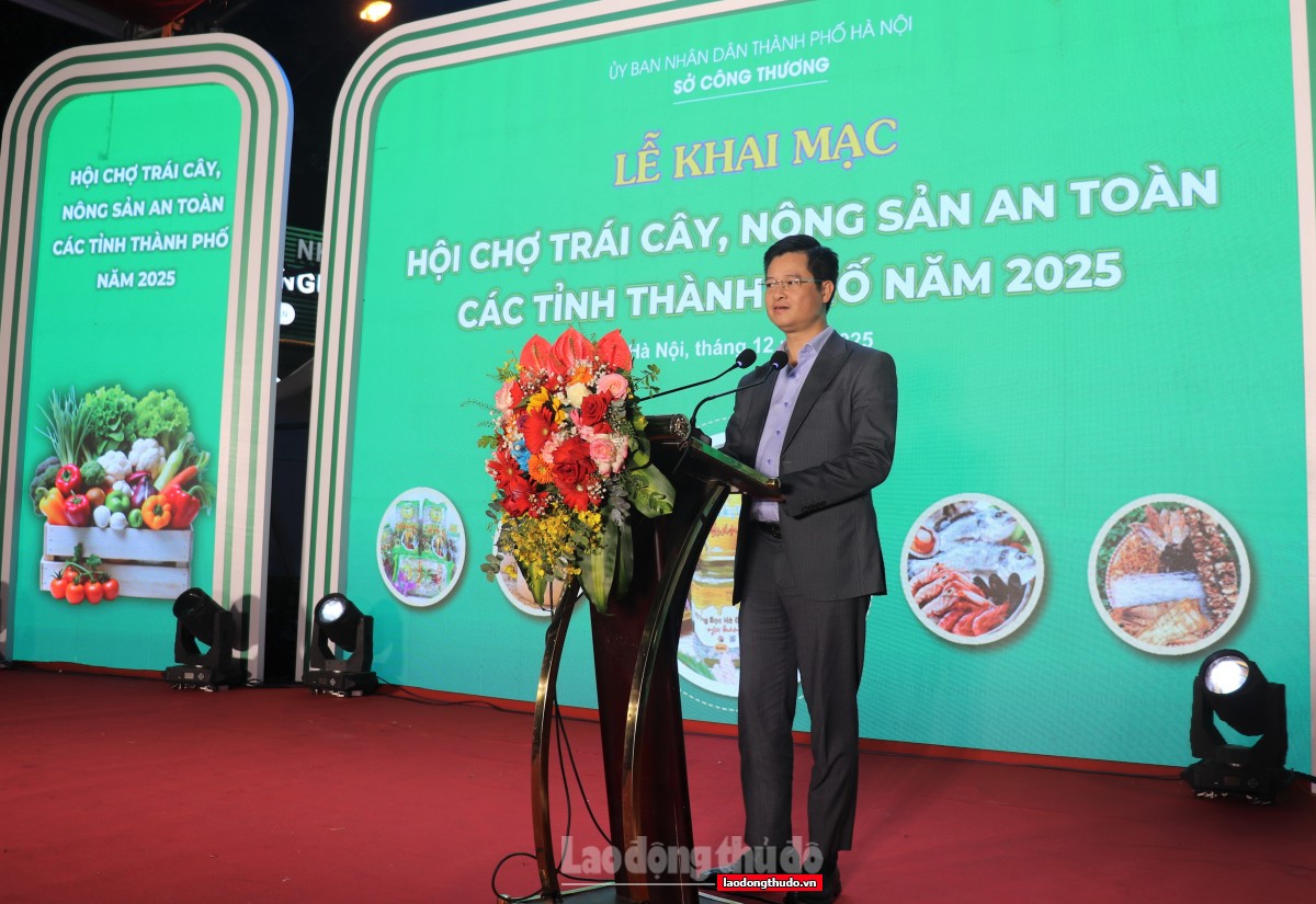 Hội chợ trái cây, nông sản an toàn 2025: Thúc đẩy tiêu dùng dịp Tết Nguyên đán 2026 Hà Nội: Khai mạc Hội chợ trái cây, nông sản an toàn các tỉnh, thành phố năm 2025
