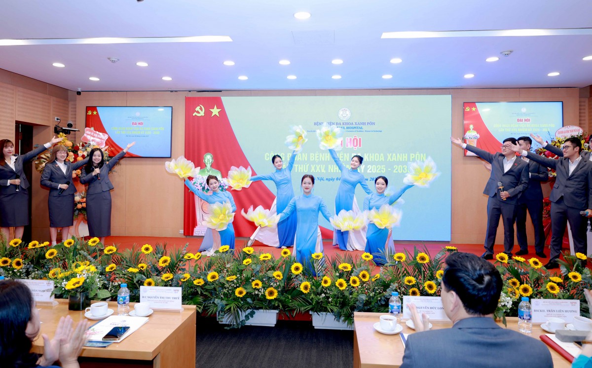 TRỰC TUYẾN: Đại hội Công đoàn Bệnh viện Đa khoa Xanh Pôn lần thứ XXV, nhiệm kỳ 2025   2030