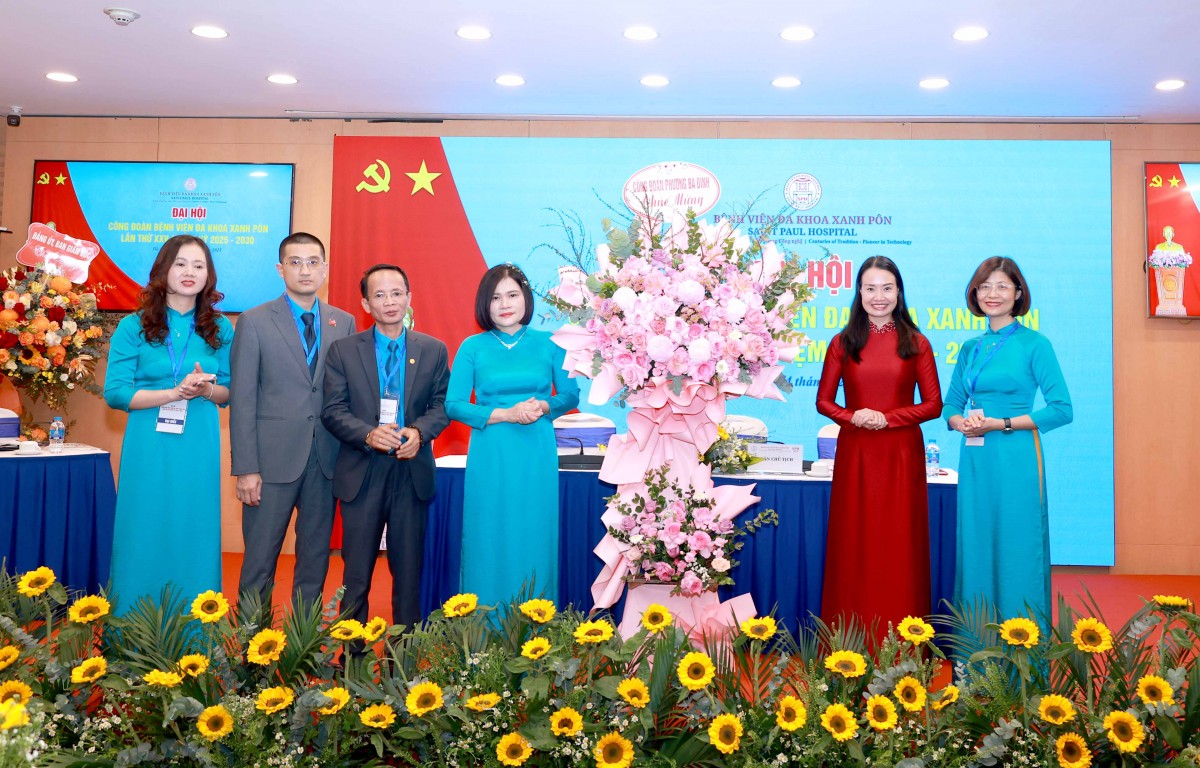 TRỰC TUYẾN: Đại hội Công đoàn Bệnh viện Đa khoa Xanh Pôn lần thứ XXV, nhiệm kỳ 2025 - 2030