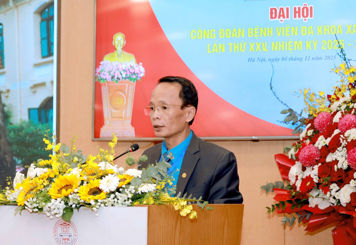 TRỰC TUYẾN: Đại hội Công đoàn Bệnh viện Đa khoa Xanh Pôn lần thứ XXV, nhiệm kỳ 2025 - 2030