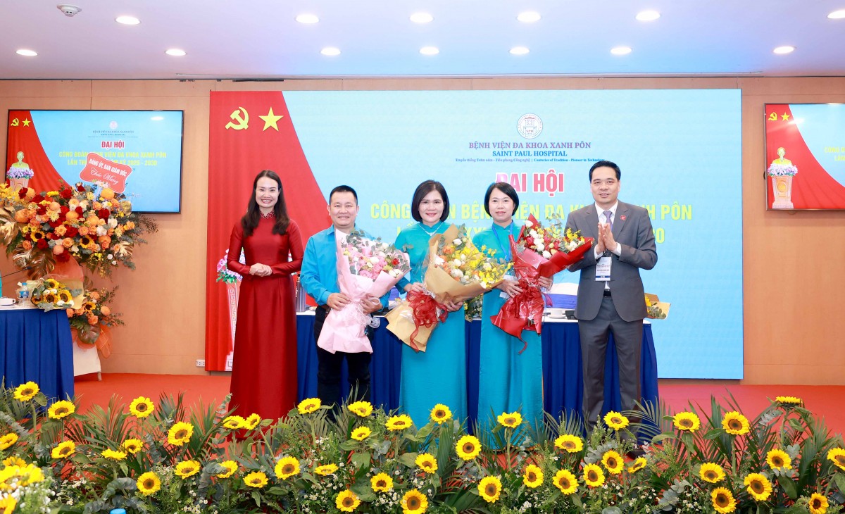 TRỰC TUYẾN: Đại hội Công đoàn Bệnh viện Đa khoa Xanh Pôn lần thứ XXV, nhiệm kỳ 2025 - 2030