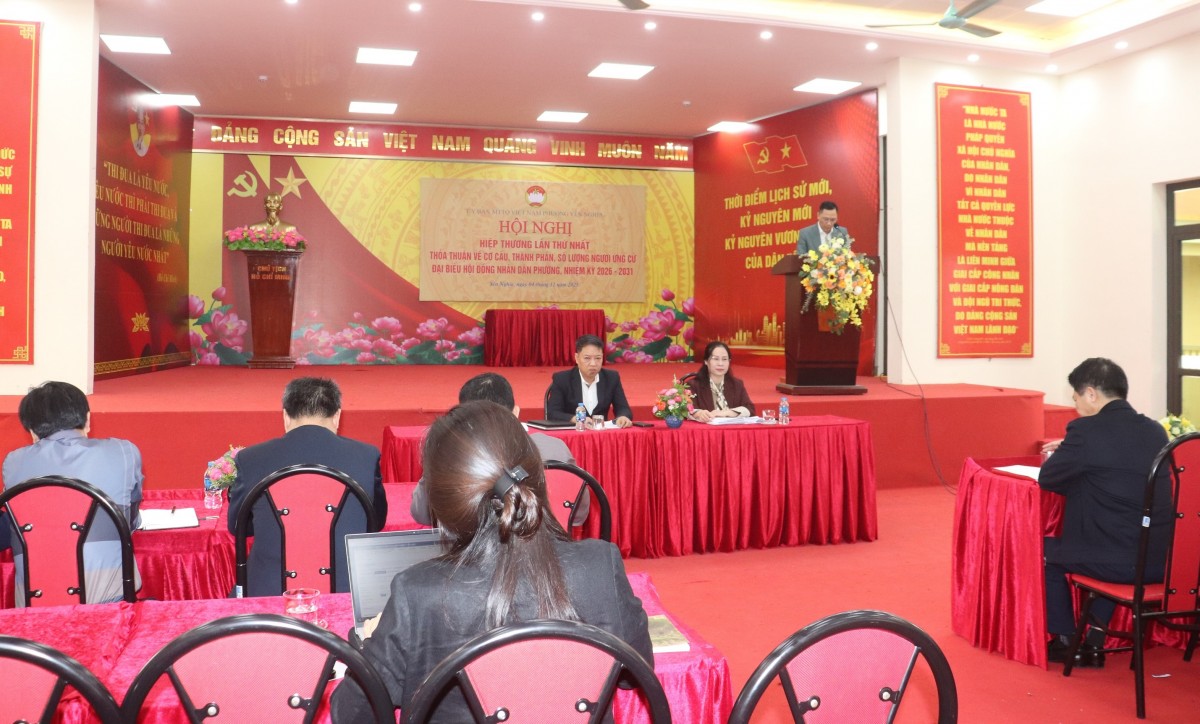 Phường Yên Nghĩa hiệp thương lần thứ nhất, thống nhất cơ cấu và số lượng người ứng cử HĐND nhiệm kỳ 2026 - 2031 Phường Yên Nghĩa hiệp thương lần thứ nhất, thống nhất cơ cấu và số lượng người ứng cử HĐND nhiệm kỳ 2026 - 2031