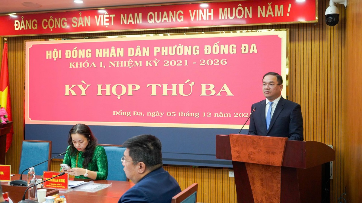HĐND phường Đống Đa: Quyết nghị các giải pháp đột phá, tạo tiền đề cho năm 2026