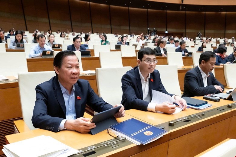 Các đại biểu dự Kỳ họp thứ 10, Quốc hội khóa XV. (Ảnh: QH)