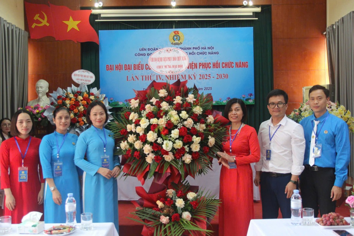 Đại hội Công đoàn Bệnh viện Phục hồi chức năng nhiệm kỳ 2025 - 2030
