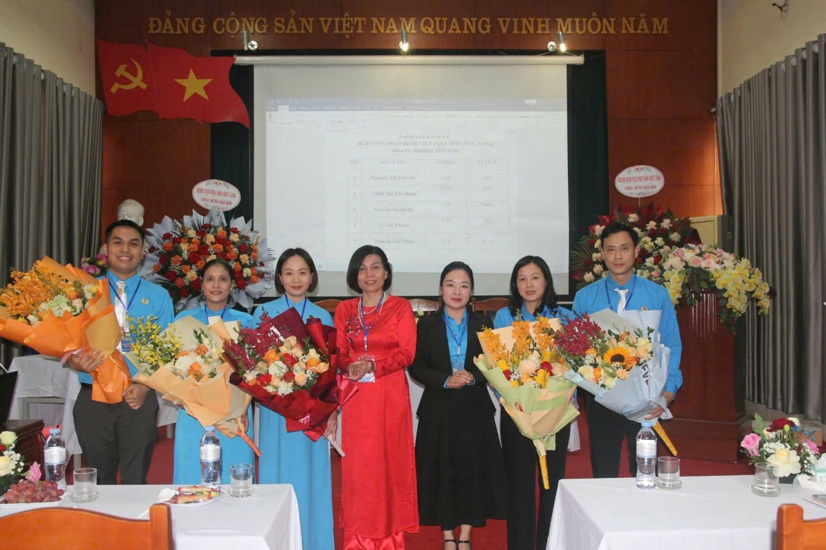 Đại hội Công đoàn Bệnh viện Phục hồi chức năng nhiệm kỳ 2025 - 2030