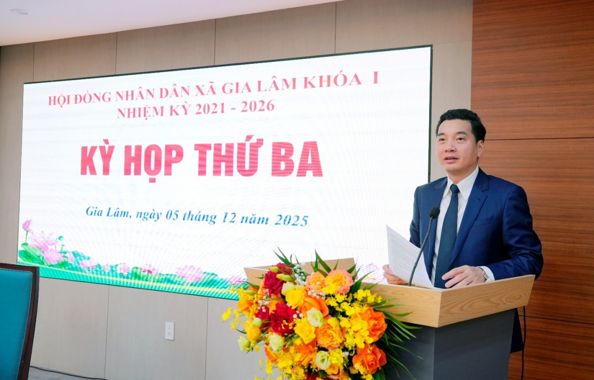 Hội đồng nhân dân xã Gia Lâm thông qua 10 Nghị quyết quan trọng