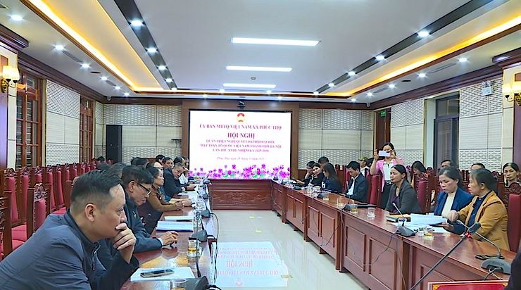 Phúc Thọ: Quán triệt Nghị quyết Đại hội đại biểu MTTQ Việt Nam thành phố Hà Nội lần thứ XVIII