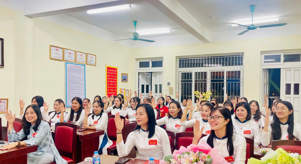 Công đoàn Trường Mầm non Bình Minh tổ chức thành công Đại hội nhiệm kỳ 2025 - 2030 Công đoàn Trường Mầm non Bình Minh tổ chức thành công Đại hội nhiệm kỳ 2025 - 2030