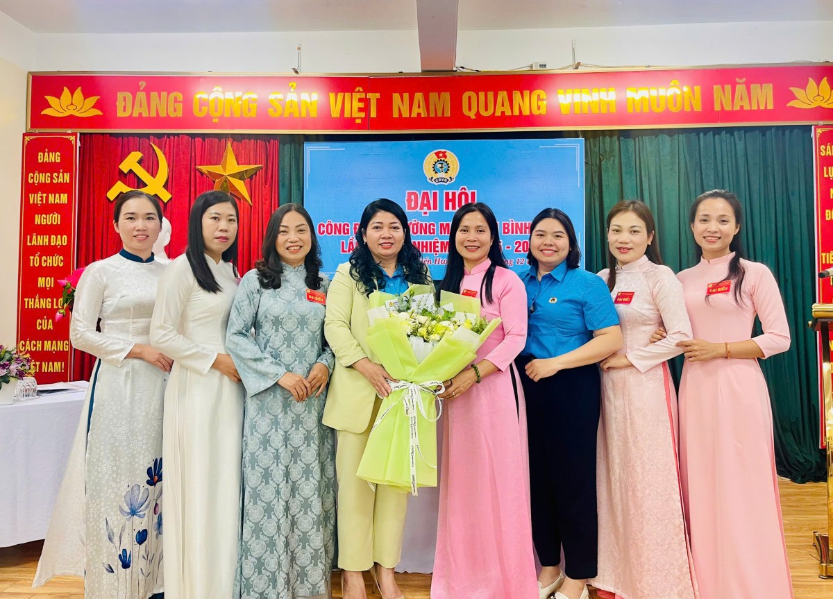 Công đoàn Trường Mầm non Bình Minh tổ chức thành công Đại hội nhiệm kỳ 2025 - 2030