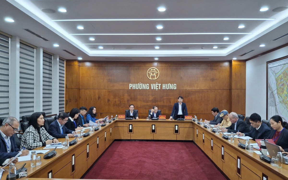 Phường Việt Hưng tổ chức thành công hội nghị hiệp thương thống nhất cơ cấu, nhân sự ứng cử Phường Việt Hưng tổ chức thành công hội nghị hiệp thương thống nhất cơ cấu, nhân sự ứng cử