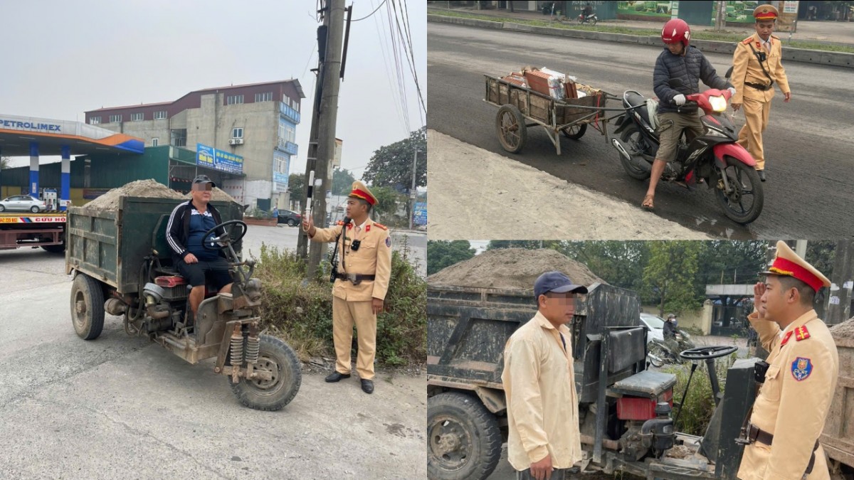 Phạt 115 triệu đồng, xử lý 123 trường hợp vi phạm giao thông sáng Chủ Nhật 7/12 Phạt 115 triệu đồng, xử lý 123 trường hợp vi phạm giao thông sáng Chủ Nhật 7/12