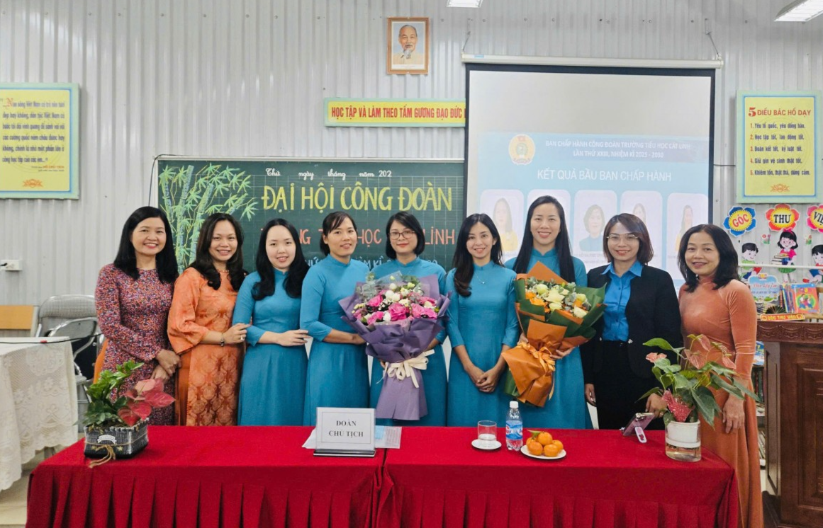 Sức mạnh đoàn kết tạo nên dấu ấn của Công đoàn Trường Tiểu học Cát Linh Sức mạnh đoàn kết tạo nên dấu ấn của Công đoàn Trường Tiểu học Cát Linh