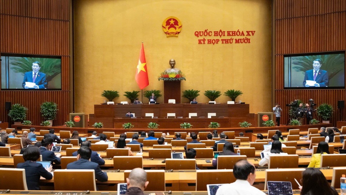 Kỳ họp thứ 10, Quốc hội khóa XV. (Ảnh: QH)