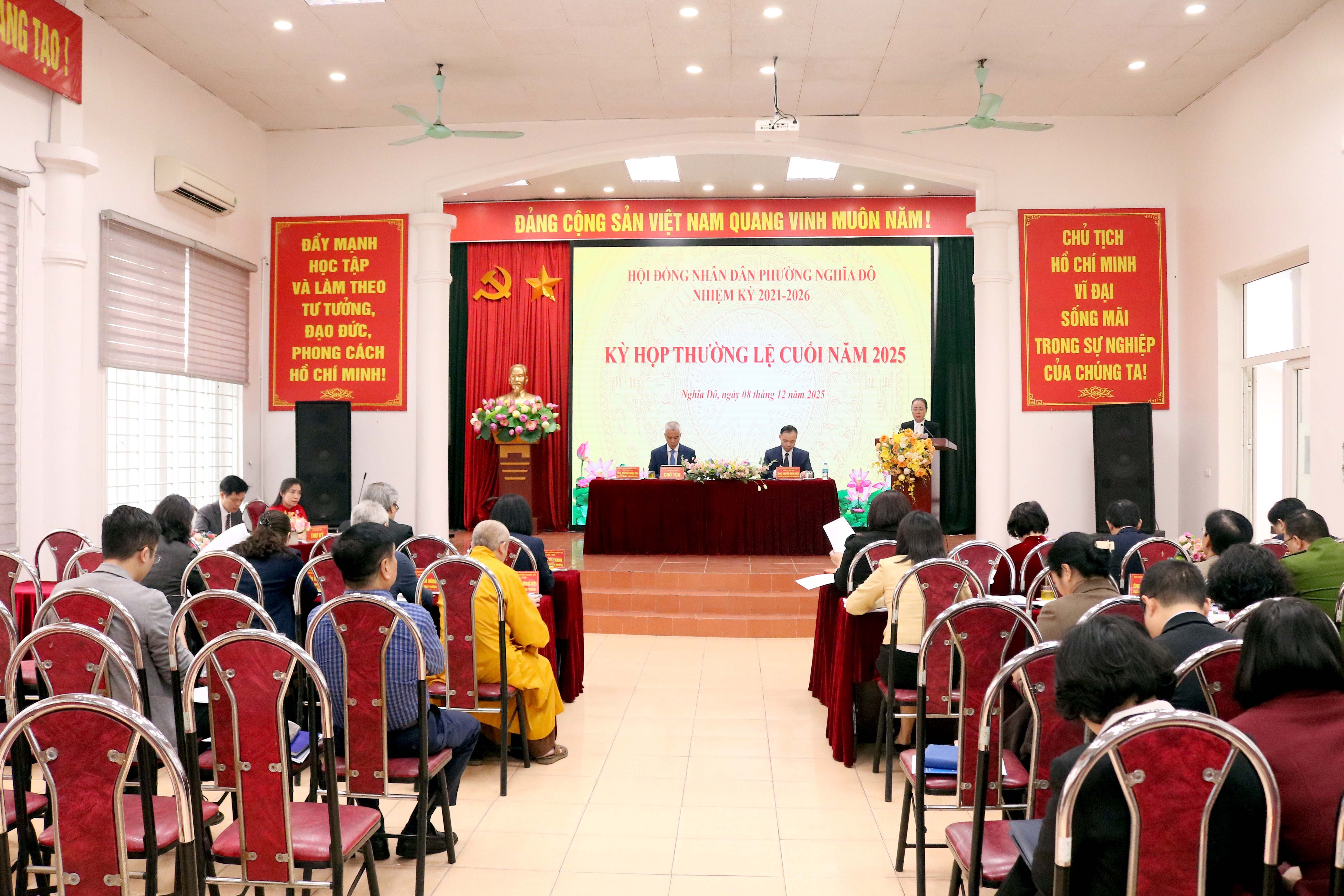 HĐND phường Nghĩa Đô tổ chức Kỳ họp thường lệ cuối năm 2025, xác định nhiệm vụ trọng tâm năm 2026