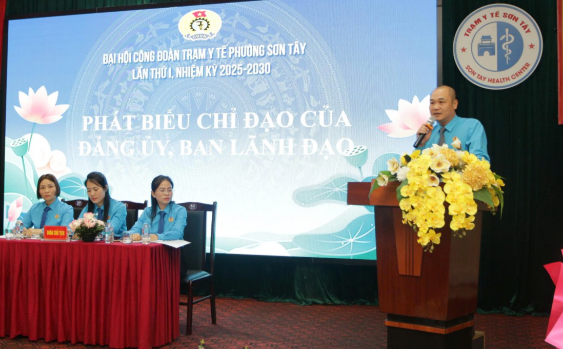 Công đoàn Trạm Y tế phường Sơn Tây quyết tâm đổi mới, chăm lo tốt hơn cho người lao động Công đoàn Trạm Y tế phường Sơn Tây quyết tâm đổi mới, chăm lo tốt hơn cho người lao động