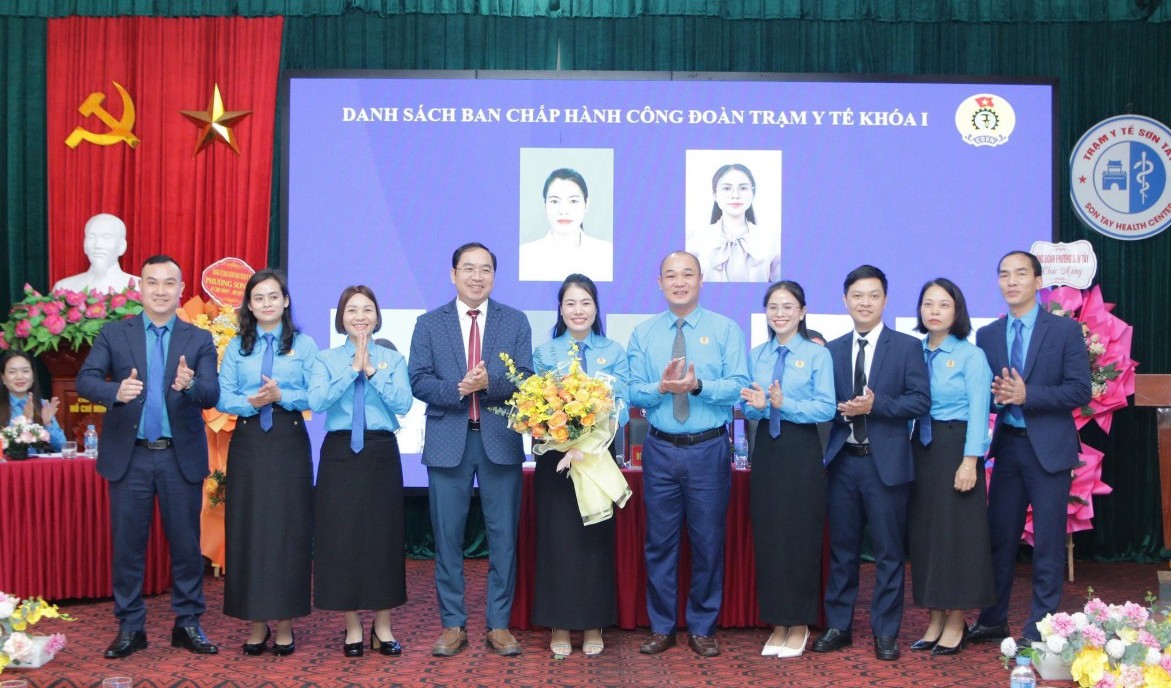 Công đoàn Trạm Y tế phường Sơn Tây quyết tâm đổi mới, chăm lo tốt hơn cho người lao động