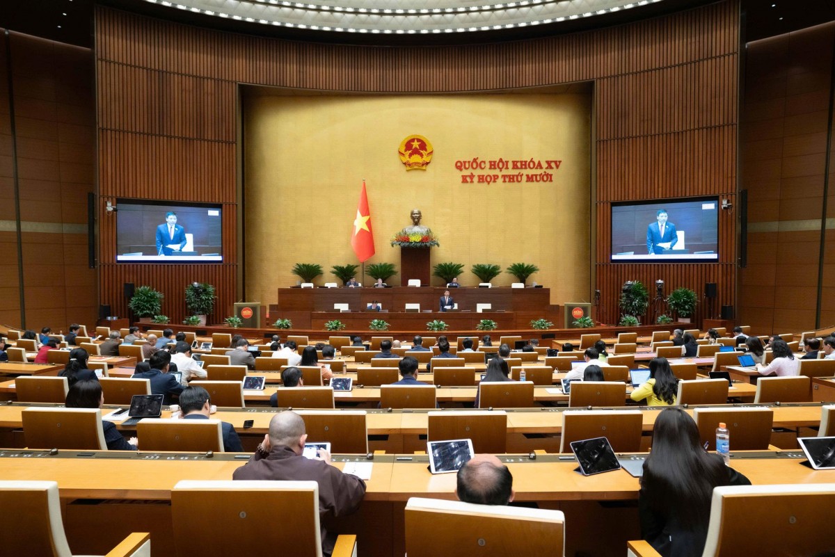 Kỳ họp thứ 10, Quốc hội khóa XV. (Ảnh: QH)