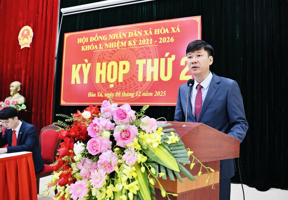 Xã Hòa Xá: Kinh tế tăng trưởng 9,81%, quyết nghị thích ứng mô hình chính quyền mới Xã Hòa Xá: Kinh tế tăng trưởng 9,81%, quyết nghị thích ứng mô hình chính quyền mới