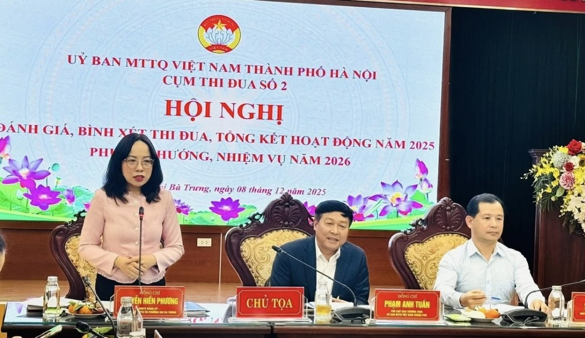 Cụm thi đua số 2 tổng kết năm 2025, đề ra phương hướng năm 2026