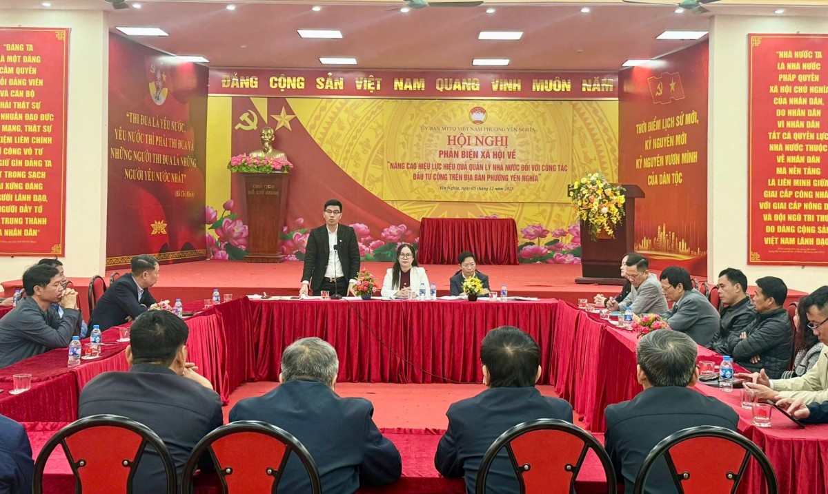 MTTQ phường Yên Nghĩa phát huy vai trò phản biện, nâng cao hiệu quả quản lý Nhà nước