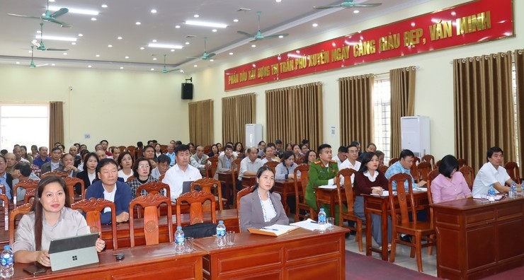 Xã Phú Xuyên tổ chức tập huấn nghiệp vụ phục vụ bầu cử đại biểu Quốc hội và HĐND các cấp