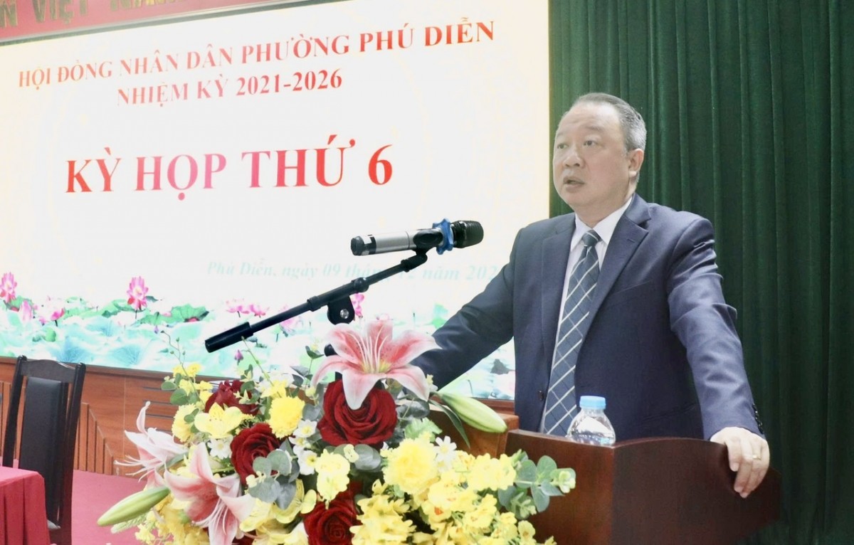 HĐND phường Phú Diễn đánh giá nhiệm vụ trọng điểm tại kỳ họp cuối năm HĐND phường Phú Diễn đánh giá nhiệm vụ trọng điểm tại kỳ họp cuối năm