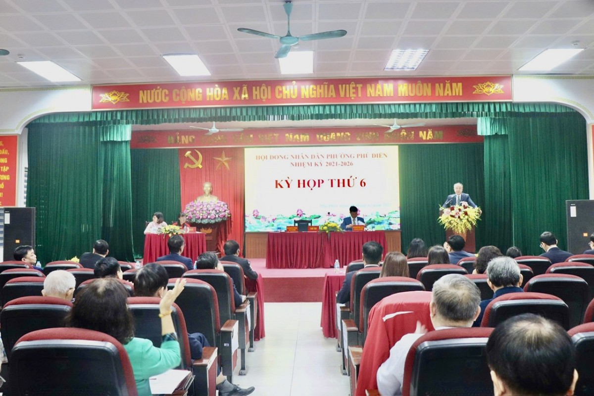HĐND phường Phú Diễn đánh giá nhiệm vụ trọng điểm tại kỳ họp cuối năm HĐND phường Phú Diễn đánh giá nhiệm vụ trọng điểm tại kỳ họp cuối năm